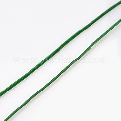 フラット弾性クリスタルストリング  弾性ビーズ糸  ストレッチブレスレット作り用  グリーン  0.5mm  約546.8ヤード（500m）/ロール&nbsp;EW-J002-0.5mm-06