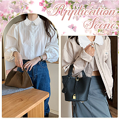 取り外し可能なコットンシャツ レディース つけ襟  ネックライントリム DIY 衣服アクセサリー  ホワイト  330x380x7.5mm&nbsp;AJEW-WH20816-009A