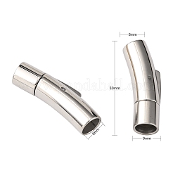 変色しにくい304ステンレススチール製バヨネット留め具  コラム  ステンレス鋼色  30x9x8mm  穴：6mm&nbsp;STAS-I013-6mm