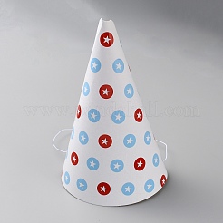 ペーパーパーティーハットコーン  子供の誕生日パーティーの装飾用品  スター  150x200mm&nbsp;AJEW-WH0348-130C