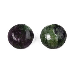 合成ルビーインゾイサイト天然石カボション  半円  8x4mm&nbsp;G-T020-8mm-17