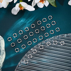 304ステンレススチール製スプリットリング400個  ダブルループ丸カン  ステンレス鋼色  5x1mm  内径：3.5mm  単線：0.5mm&nbsp;STAS-BBC0006-16A