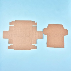 クラフト紙ギフトボックス  折りたたみボックス  長方形  バリーウッド  完成品：27x13x6.7cm 内側のサイズ：25x11x6.5cm 展開サイズ：42.8x56.9x0.03cmと34.4x36.6x0.03cm&nbsp;CON-K006-07C-01