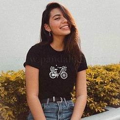 粘着性のシルクスクリーン印刷ステンシル  木に塗るため  DIYデコレーションTシャツ生地  ターコイズ  混合模様  280x220mm&nbsp;DIY-WH0338-006