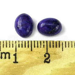 天然石ラピスラズリカボション  オーバル  8~8.5x6~6.5x2.5~3.5mm&nbsp;G-A094-01B-04