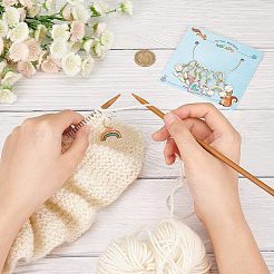 レインボー＆クラウド＆ハートのエナメルダングルフレンチフックピアス（女性用）8個、8スタイル  ゴールドカラー  ミックスカラー  26.5~38mm  ピン：0.8mm  1個/スタイル&nbsp;HJEW-NB0001-35