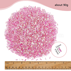 ABSプラスチックチューブビーズ  スミレ  5.5x2.5x2.5mm&nbsp;DIY-WH0888-230D