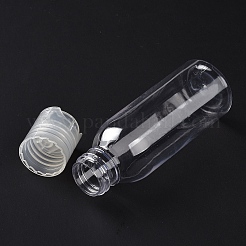 プラスチックディスクトップキャップボトル  詰め替え式ボトル  透明  10x3.15cm&nbsp;LS-MRMJ-XCP0001-50