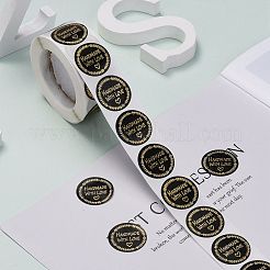 ラブステッカーで手作り  粘着紙ギフトタグステッカー  パーティーのために  装飾的なプレゼント  言葉  24.5mm  500PCS /ロール&nbsp;X-DIY-E023-07L