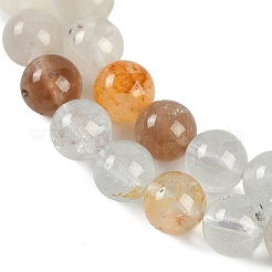 天然トパーズビーズ連売り  ラウンド  8~8.5mm  穴：1.2mm  約46~48個/連  15.55''（38~39.5センチメートル）&nbsp;G-H062-A03-02