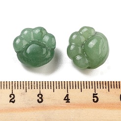 天然石グリーンアベンチュリンビーズ  足跡  14~15x14~15x9~10mm  穴：1.5mm&nbsp;G-H007-02A