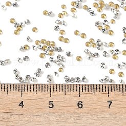 ポイントガラスラインストーン  バックメッキ  ダイヤモンド  クリスタル  1.9~2.0mm  約144個/グロス&nbsp;RGLA-PP13-01B