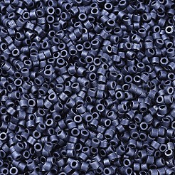MIYUKIデリカビーズ  シリンダー  日本製シードビーズ  11/0  （db0301)マットガンメタル  1.3x1.6mm  穴：0.8mm  約20000個/袋  100 G /袋&nbsp;SEED-J020-DB0301
