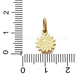 304ステンレススチールラインストーンチャーム  イオンプレーティング（ip）  ミックスカラー  11.5x9.5x2.5mm  穴：4.5mm&nbsp;STAS-M109-02G