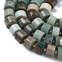 天然石オーシャンアゲート瑪瑙ビーズ連売り  ディスク  ヒシビーズ  シードビーズで  9~12.5x6~8.5mm  穴：1mm  約36~48個/連  15.16''~15.94''（38.5~40.5センチメートル）&nbsp;G-C270-I04-01