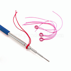 鉄線巻線棒  ワイヤーラッピングツール  ブルー  ループサイズ：1.5mm / 1.7mm / 2.7mm / 3.8mm / 5mm / 6mm / 7mm / 8mm / 9mm / [10]mm  10mm  143.5x13.5mm  141.5x7.5個/セット&nbsp;TOOL-G012-01
