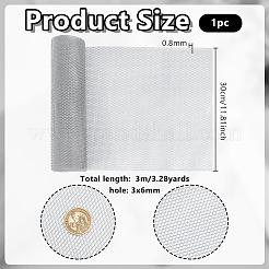 粘土彫刻用アルミ金網ロール 3m  DIYプロジェクト  ジオラマ  家の装飾アート  プラチナ  300x0.8mm&nbsp;AJEW-WH0077-216