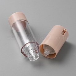 詰め替え可能なガラス製発泡ソープディスペンサー  シャワー用プラスチックポンプ付き  液体石鹸  ロージーブラウン  2.6x10.7cm  穴：1.8mm  容量：15ml（0.51fl.oz）&nbsp;MRMJ-WH0077-111