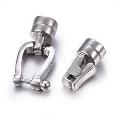 変色しにくい304ステンレススチール留め具  ステンレス鋼色  39x13x8mm  穴：6mm&nbsp;X-STAS-E440-84P