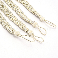 ポリエステル編組カーテンタイバック  ライトゴールデンロッドイエロー  540x5~24mm&nbsp;AJEW-WH0168-03A