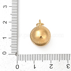 316lサージカルステンレス  丸カン付き  18KGP本金メッキ  イオンプレーティング（ip）  野球  16.5x12.5mm  穴：3.2mm&nbsp;STAS-D305-05G-E-1