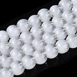アクリル模造キャットアイビーズ連売り  ラウンド  ミックスカラー  5.5~6mm  穴：0.9~1mm  約146~149個/連  30.31~31.5インチ（77~80cm）&nbsp;OACR-Q197-01A-M
