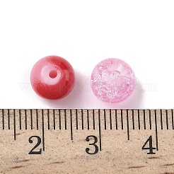 混合スタイルのガラスビーズ  混合図形  ピンク  4~27x4~14x3~11mm  穴：1~4.5mm&nbsp;GLAA-XCP0001-70A