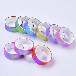 DIYスクラップブック  ポリ塩化ビニールのプラスチック装飾的なマスキングテープ  ミックスカラー  15mm  約3m /ロール  10ロール/グループ&nbsp;DIY-S037-07