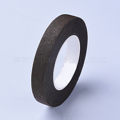 クレープ紙  ペーパーフラワーラッピング用  ディーパーティーデコレーション  コーヒー  12mm  約30ヤード/ロール&nbsp;DIY-WH0143-97F