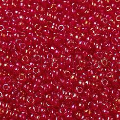 MIYUKIラウンドロカイユビーズ  日本製シードビーズ  （rr3762)  8/0  3mm  穴：1mm  約422~455PCS /ボトル  10 G /ボトル&nbsp;SEED-JP0009-RR3762