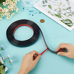 PVC 車内装モールディングトリム  ほとんどの車に適合  ブラック  17x3mm  5m / pc&nbsp;AJEW-WH20020-082C-02
