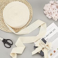 綿綿ツイルテープリボン  ヘリンボーンリボン  家の装飾のための  ギフトのラッピングと DIY 工芸品の装飾  アンティークホワイト  2