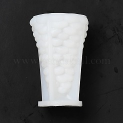 3dクリスマスツリーDIYキャンドルシリコンモールド  クリスマスツリーの香りのキャンドル作りに  ホワイト  6.7x10.6cm  内径：5.6x9.7のCM&nbsp;CAND-B002-12A