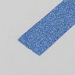 グリッター紙装飾粘着テープ  DIYスクラップブッキング用  ブルー  15mm  約10.94ヤード（10m）/ロール&nbsp;DIY-WH0308-898G
