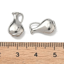 304ステンレススチールチャーム  水差し  ステンレス鋼色  14x9x4.5mm  穴：2.5x4.5mm&nbsp;STAS-I367-12P