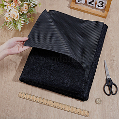 フェルト＆TPR滑り止めカーペットマット  長方形  グレー  1500x900x3mm&nbsp;AJEW-WH0816-427C