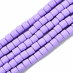 樹脂粘土ビーズ連売り  コラム  ミディアム蘭  5~7x6mm  穴：1.5~2mm  約61~69個/連  15.74インチ&nbsp;X-CLAY-T001-C15