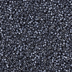 MIYUKIデリカビーズ  シリンダー  日本製シードビーズ  11/0  (db0306) マットメタリックスレート  1.3x1.6mm  穴：0.8mm  約100000個/500g&nbsp;SEED-MY11-DB0306