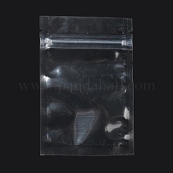 食品グレードの透明PETプラスチック製再封可能袋  ジップトップバッグ  長方形  透明  12x8x0.016cm  片側の厚さ：3.1ミル（0.08mm）&nbsp;OPP-I004-01A
