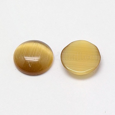 キャッツアイカボション  半円  シエナ  7x2.5mm&nbsp;CE-J002-7mm-29-1
