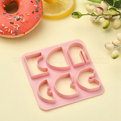 腹筋クッキーカッター  アーチ  ピンク  100x100mm&nbsp;BAKE-YW0001-005-1