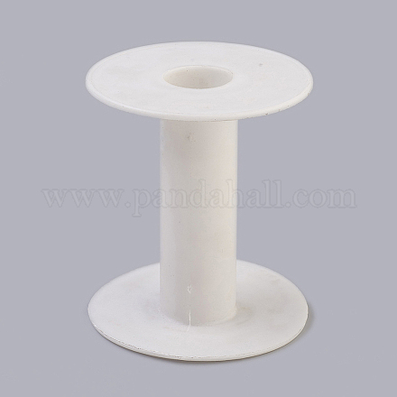 プラスチックスプール  ホイール  ホワイト  68x78mm  穴：21mm  センターシャフト：74x23mm&nbsp;LS-TOOL-XCP0001-19-1