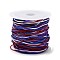 20M Nylon Braided Threads, Chinese Knotting Cords for Jewelry Making Macrame Crafts, Colorful, 1mm