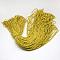 Polyester & Spandex Cord Ropes, 1 Inner Core, with Patterns, for Shoe Lace Cord Making, Yellow, 2mm, about 109.36 yards(100m)/bundle