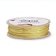 ポリエステルメタリック糸  ゴールド  1mm  約32.8ヤード（30m）/ロール&nbsp;OCOR-G006-02-1.0mm-34-1
