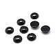 染色・加熱された天然黒瑪瑙宝石カボション  半円  16x6mm&nbsp;G-T020-16mm-11-1