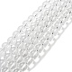 ラウンドガラスビーズ連売り  透明  10mm  穴：1mm  約40個/連  15.3インチ&nbsp;GLAA-P002-10mm-02-1