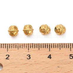 304ステンレススチールビーズ  ラウンド  イオンプレーティング（ip）  18KGP本金メッキ  5x5mm  穴：1.2mm&nbsp;STAS-D204-13G