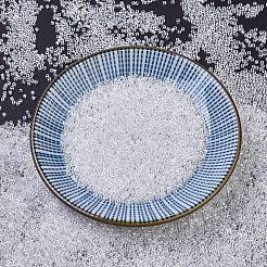 MIYUKIデリカビーズ小  シリンダー  日本製シードビーズ  15/0  （dbs0050)クリスタルの光沢  1.1x1.3mm  穴：0.7mm  約175000個/袋  50 G /袋&nbsp;SEED-X0054-DBS0050