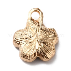 合金エナメルチャーム  クリスタルラインストーン付き  桃の花  ブラック  15x12x3.5mm  穴：2mm&nbsp;ENAM-CJC0003-25D